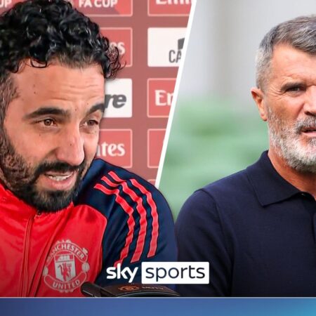 Ruben Amorim Counters Roy Keane’s Bruno Fernandes Criticism