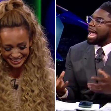 Micah Richards Reacts to Kate Abdo’s Hilarious Introduction on CBS Sports