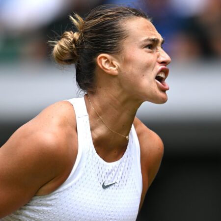 "I’m Already Sweating Just Being Near Her," Agassi Jokes About Sabalenka