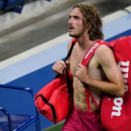 Why Stefanos Tsitsipas Says You Should Always Wear a Backpack