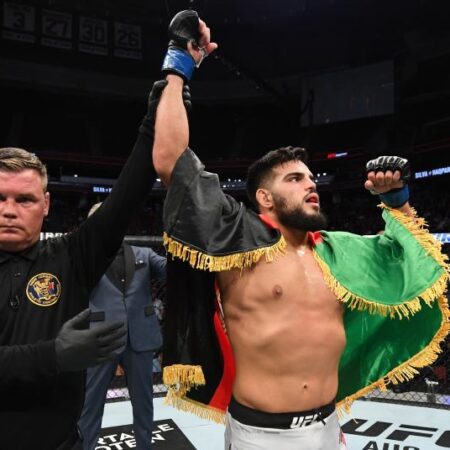 Nasrat Haqparast Endured Nasty Cut in UFC Vegas 103 Victory