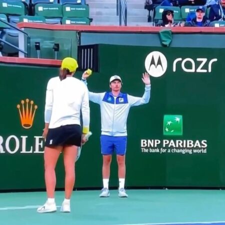 Ига Свёнтек прокомментировала свою реакцию на матч в Индиан-Уэллсе