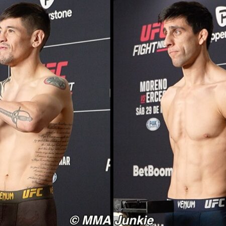 Результаты взвешивания UFC в Мексике: Роналду Родригес превысил вес