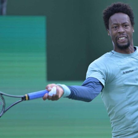 Gael Monfils on his Win Against Jan-Lennard Struff in Indian Wells
