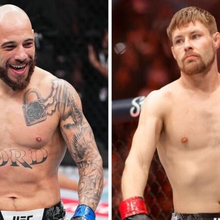 Jean Silva Trolls Bryce Mitchell with Globe at Heated UFC 314 Press Conference