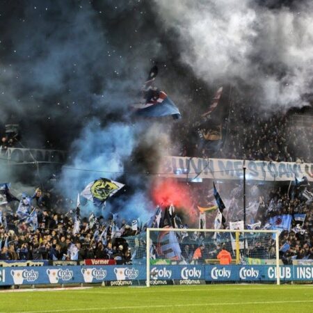 Club Brugge Player’s Flag Provocation Sparks Derby Brawl