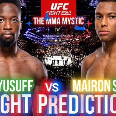 Mairon Santos calls for 2nd-round knockout of Sodiq Yusuff at UFC Vegas 106 after reflecting on past fight