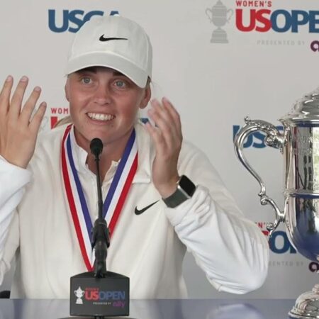 Мая Старк одержала победу на U.S. Women’s Open — ее первый главный титул